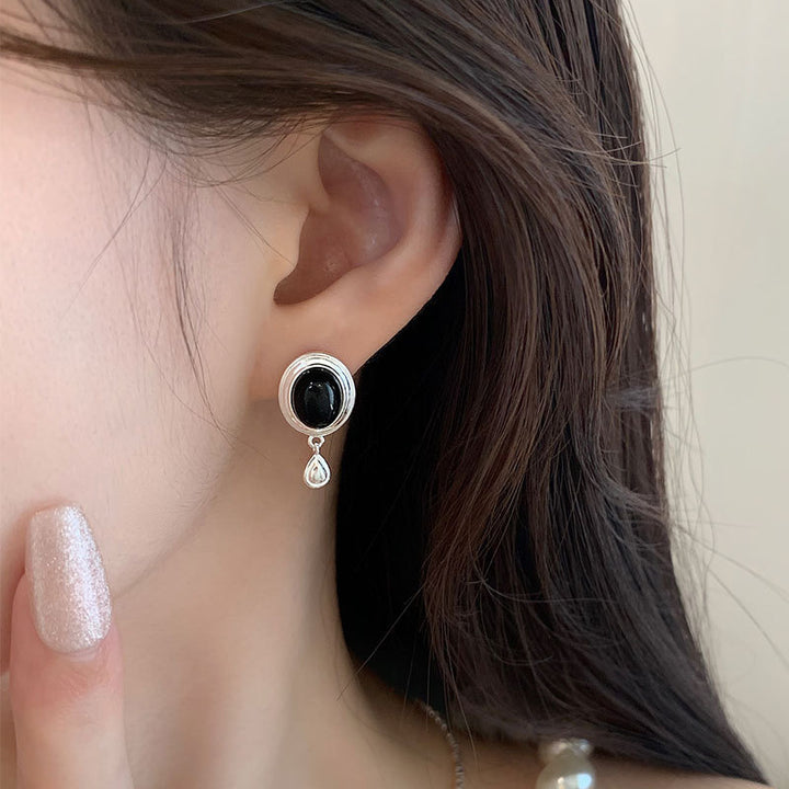 Vintage Onyx Earrings
