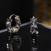 Square Zirconia Earrings