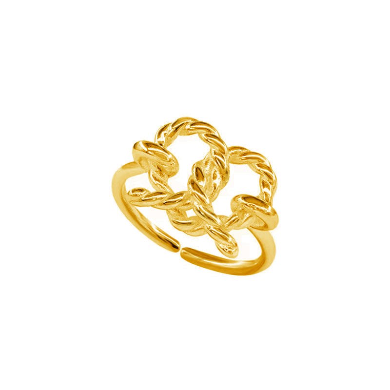 Sterling Silver Lye Bread Ring