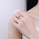 V-Curve Moissanite Ring | S925 Sterling Silver