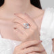 Twin Pearl Orbit Moissanite Ring | S925 Sterling Silver