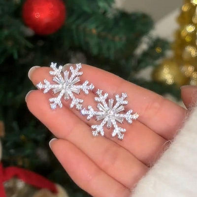 Super Sparkle Snowflake Earrings