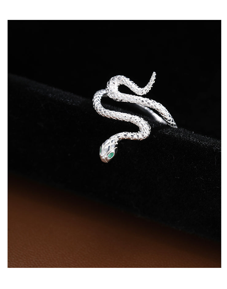 Sterling Silver Snake Ring