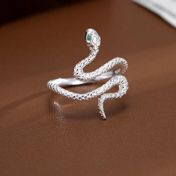 Sterling Silver Snake Ring