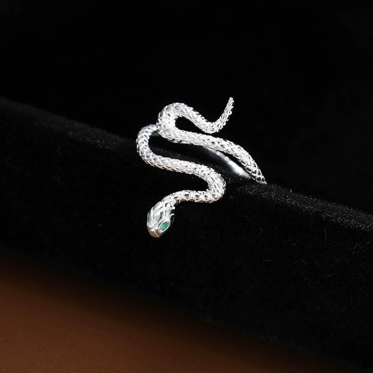 Sterling Silver Snake Ring