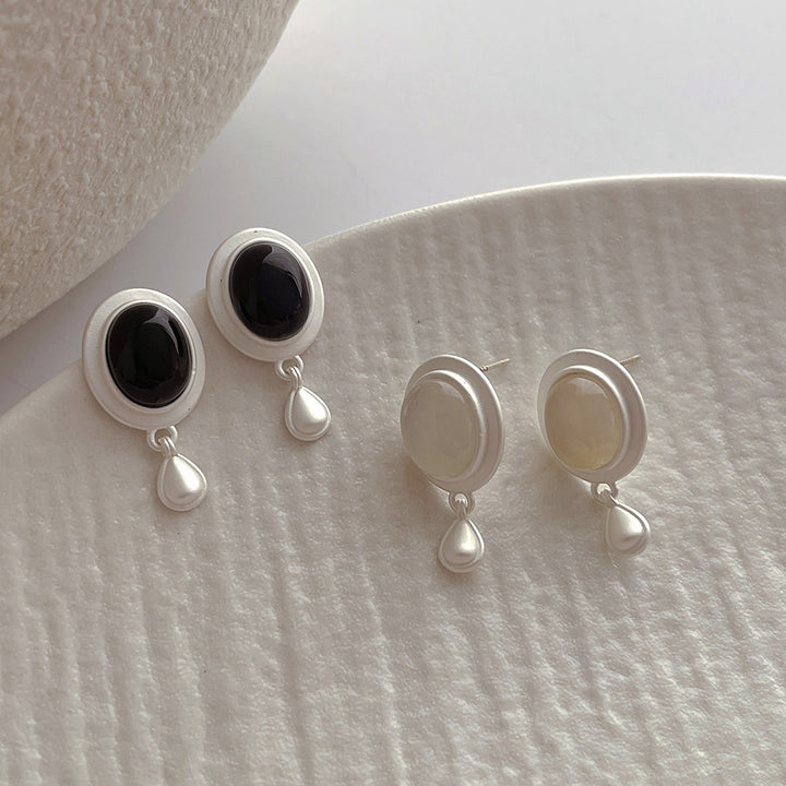 Vintage Onyx Earrings