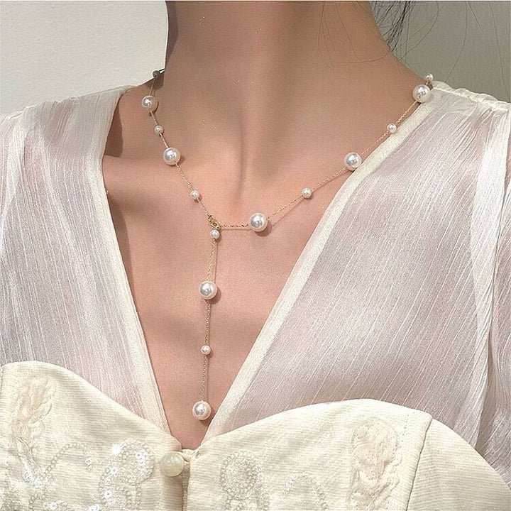 Full Star Pearl Necklace