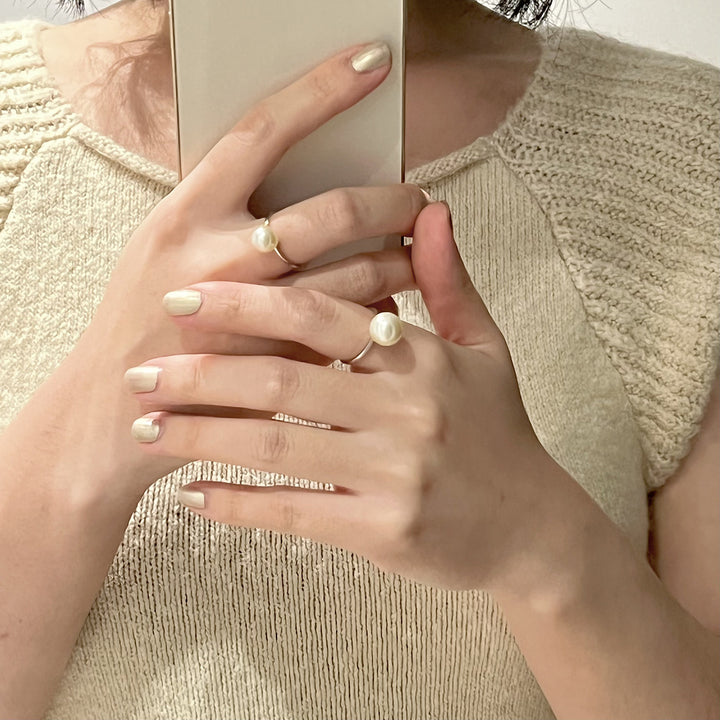 Classic Pearl Sterling Silver Ring
