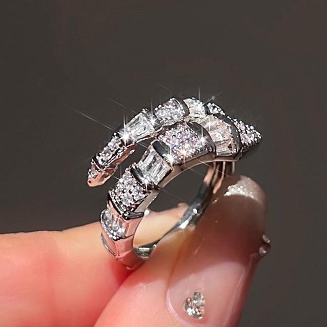 Snake Zirconia Ring