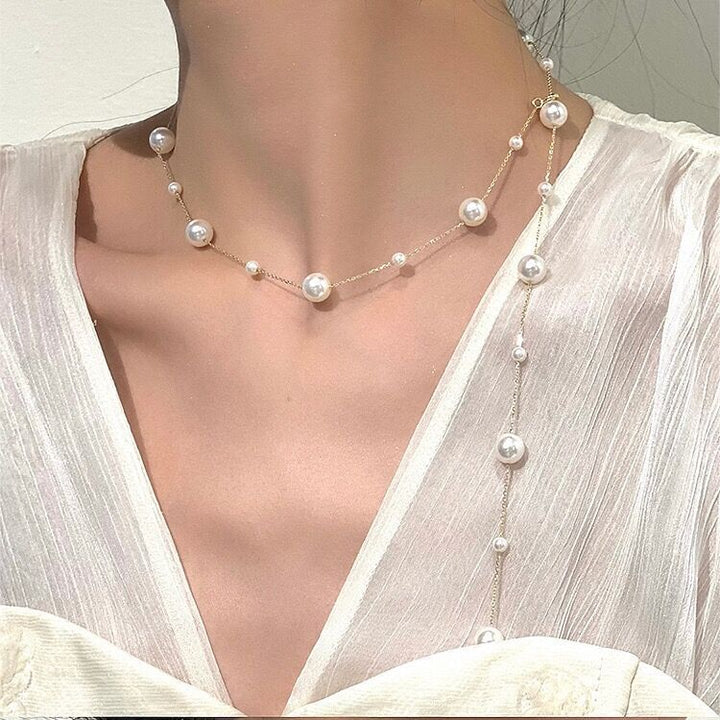 Full Star Pearl Necklace