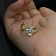 Curve Wave Ring