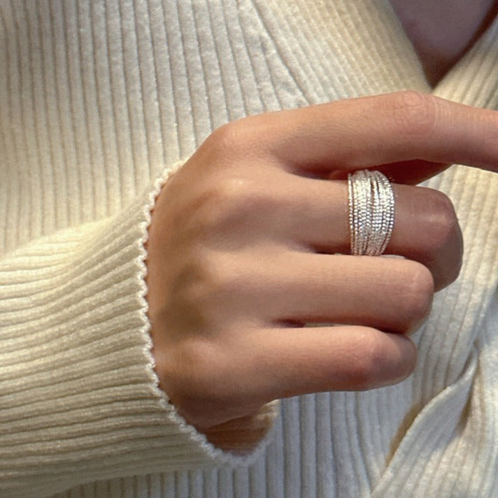 Adjustable Multi-Layered Wire Ring
