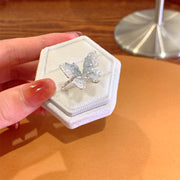 Ice Blue Butterfly Ring