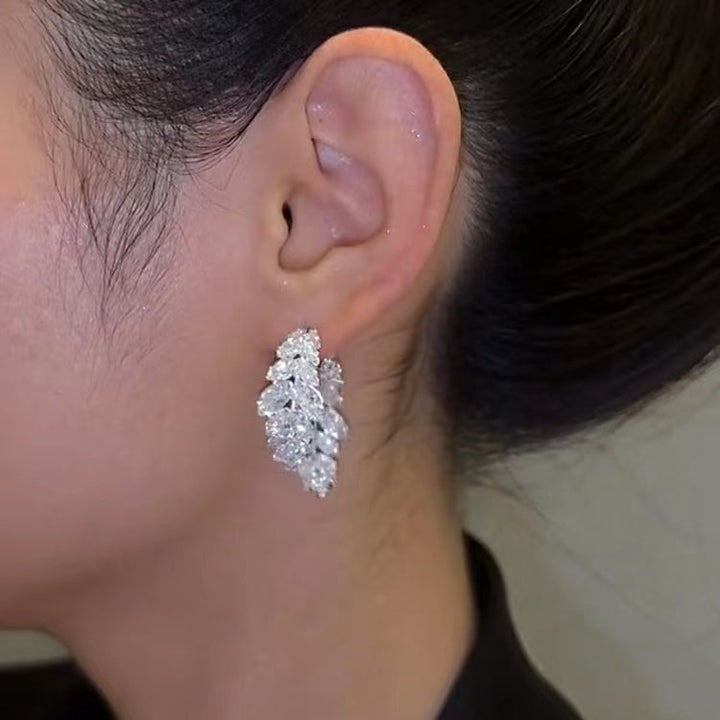 Wheat Fringe Leaf Earrings