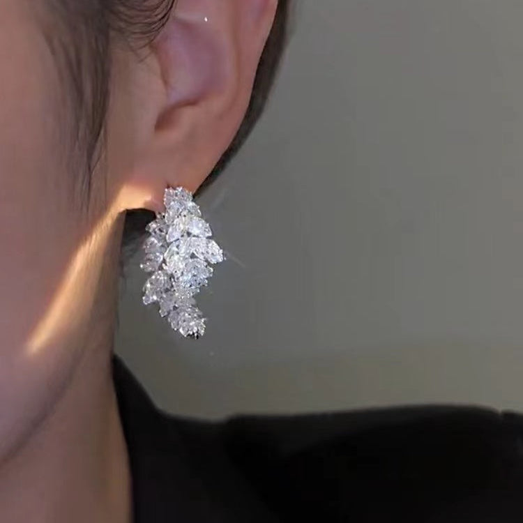 Wheat Fringe Leaf Earrings