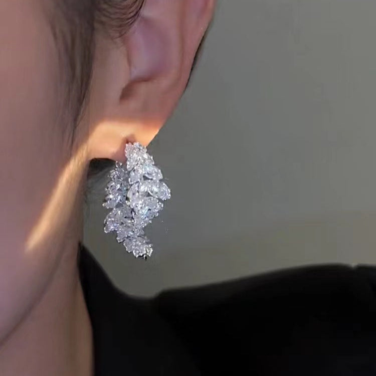 Wheat Fringe Leaf Earrings