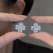 Four Leaf Flower Earrings