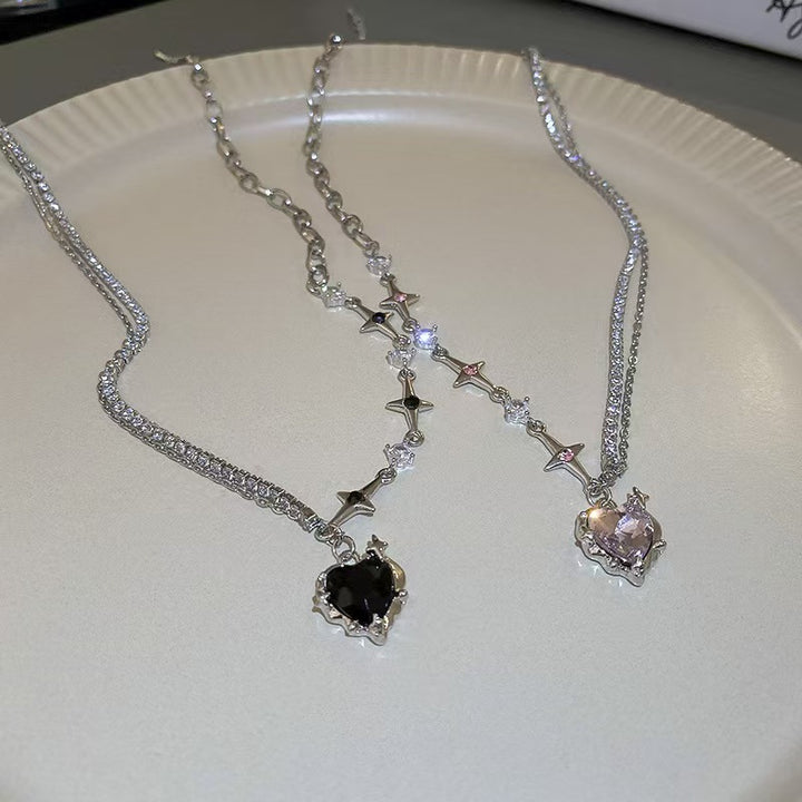 Love Double Layers Necklace