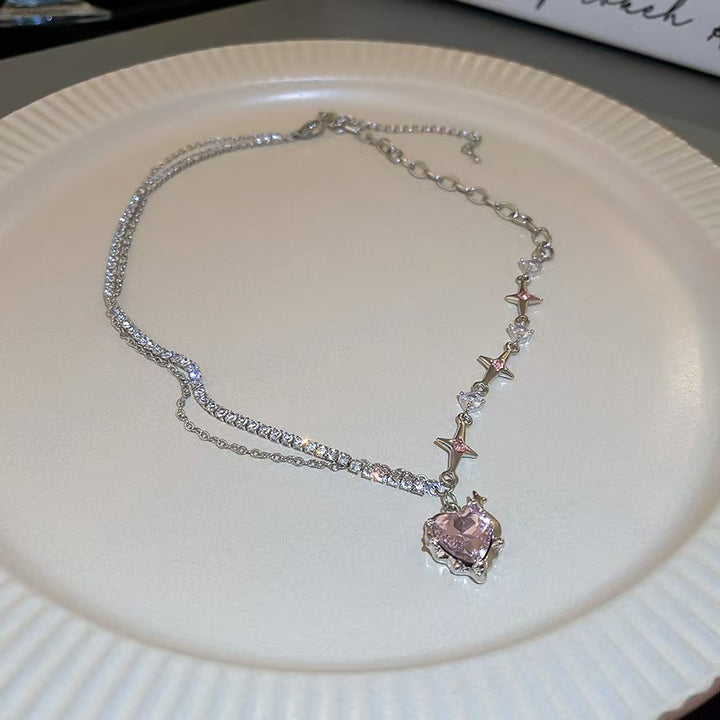 Love Double Layers Necklace