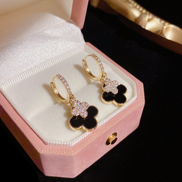Four Leaf Flower Earrings