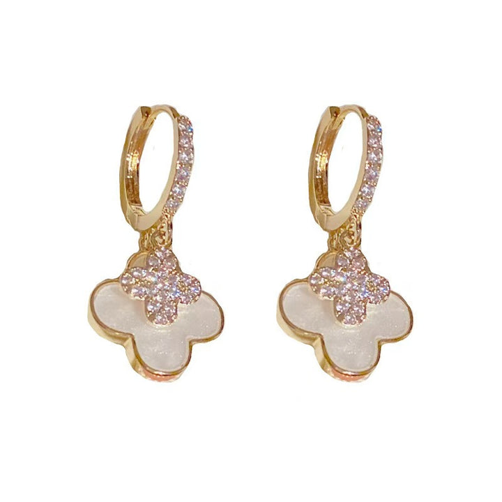 Four Leaf Flower Earrings