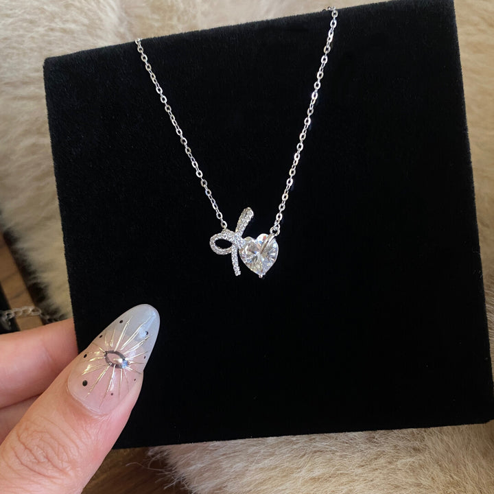 Ribbon Heart Necklace