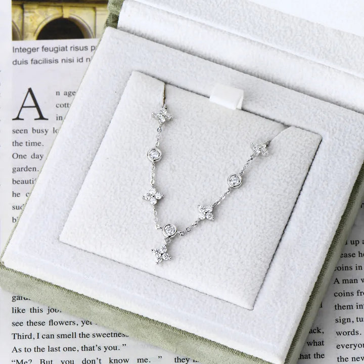 Clover Moissanite Bracelet