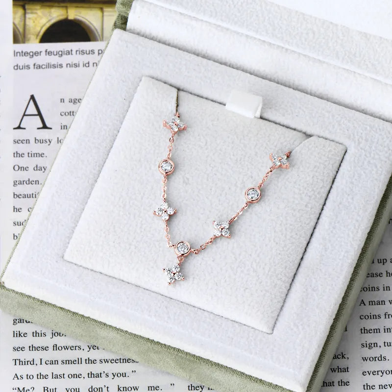 Clover Moissanite Bracelet