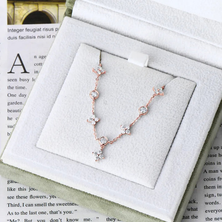 Clover Moissanite Bracelet