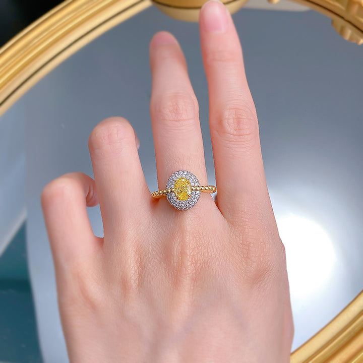Sterling Silver Oval Ring
