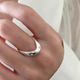 Sterling Silver Simple U Ring
