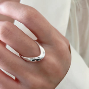 Sterling Silver Simple U Ring