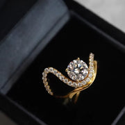 Curve Wave Ring