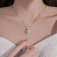 Halo Radiance Moissanite Pendant Necklace | S925 Sterling Silver