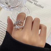 Comet Full Pentagram Ring