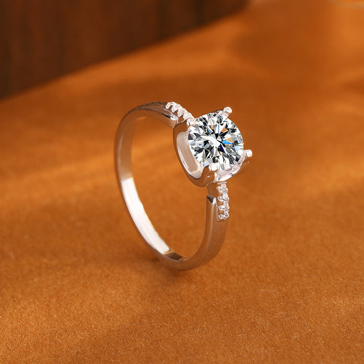 Moissanite Eternal Promise Cowl Ring