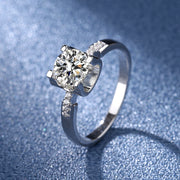 Moissanite Eternal Promise Cowl Ring