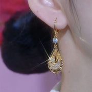 Silk Mesh Drop Earrings