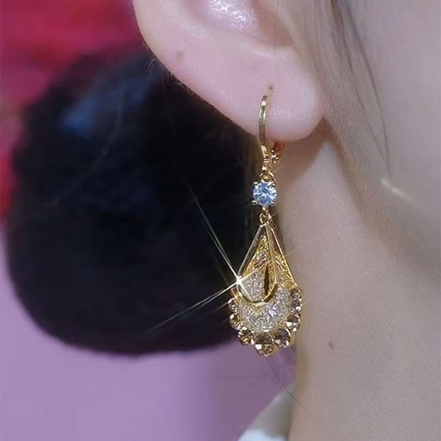 Silk Mesh Drop Earrings