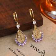 Silk Mesh Drop Earrings