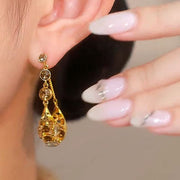 Full Diamond Basket Earrings
