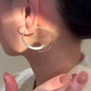 Full Star Circle Earrings