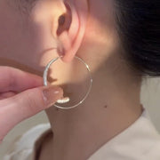 Full Star Circle Earrings