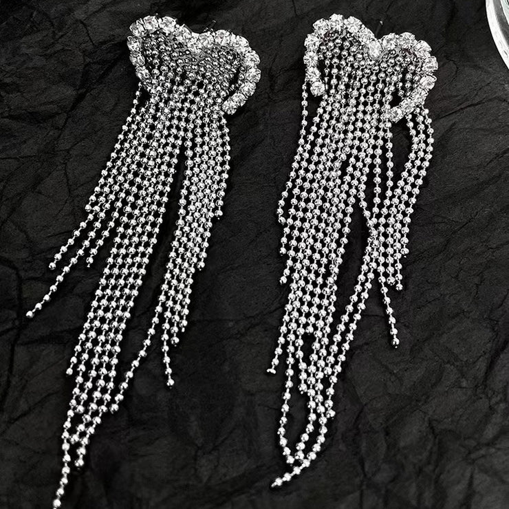 Love Waterfall Tassel Earrings