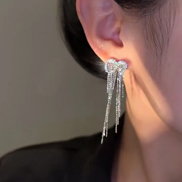 Love Waterfall Tassel Earrings