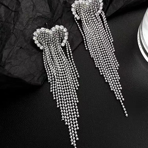 Love Waterfall Tassel Earrings