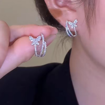 Butterfly Line Earrings