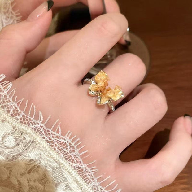 Butterfly Zirconia Ring