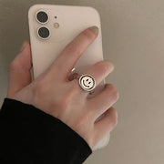 Turnable Smiley Ring