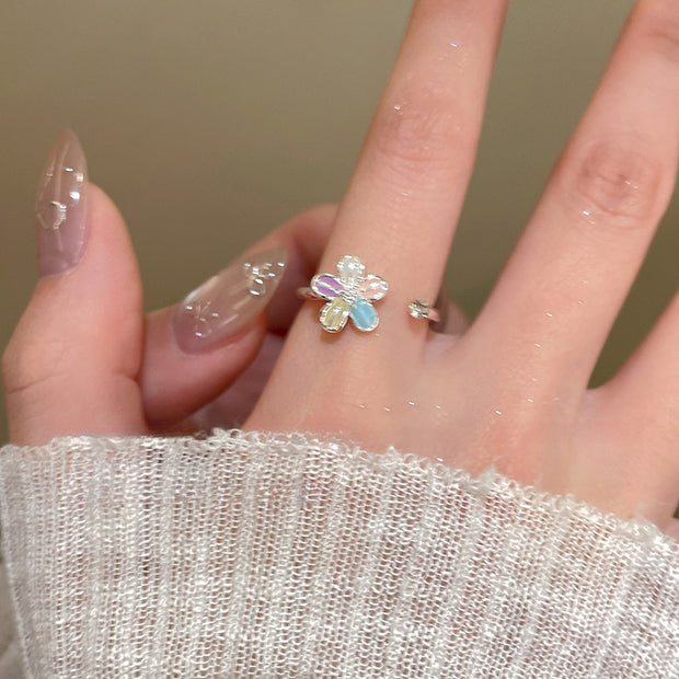 Spring Colors Flower Ring